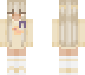duck girl skin with techno ribbon