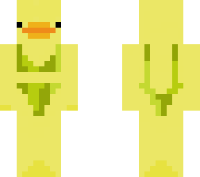 duck in bikini