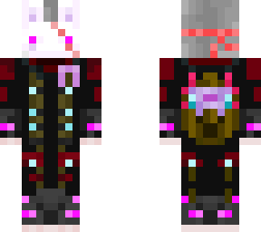 fixed skin with techno ribbon