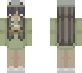 green hoodie with bear print and frog hat