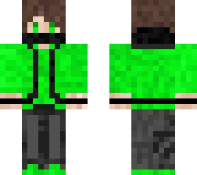 green hoody