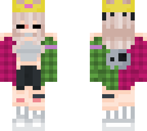 green x pink