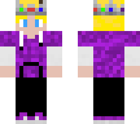 king with purple hoodie (no hood) (request)