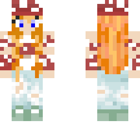 mushroom girl (red hair)