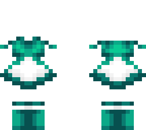 ob - teal maid dress