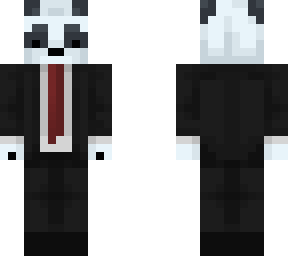 panda in suit