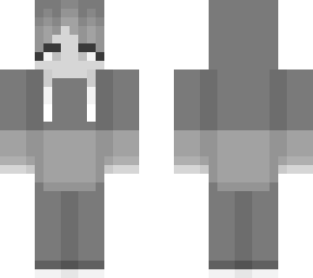 phantom ~ greyscale hoodie skin