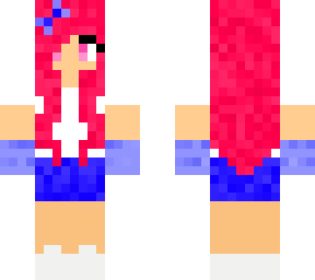 pink hair girl