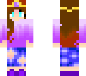 purple party princess girl