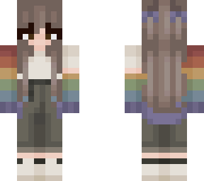 rainbow w/ brown eyes