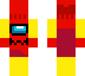 red impostor with beanie