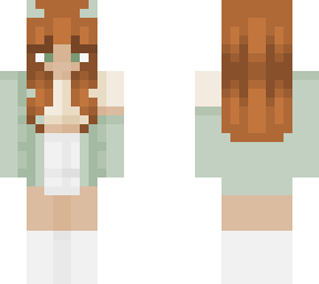 sage green ginger skin <3