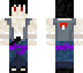 sasuke uchiha (black robe)