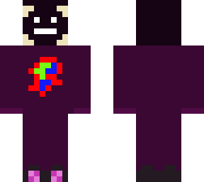 shy purple dude