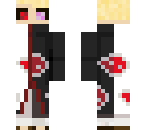 akatsuki cloak white and black