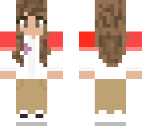 another tommyinnit female skin w/ cancer ribbon