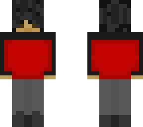 black and red sweater