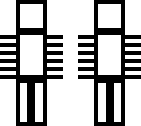 black and white dude