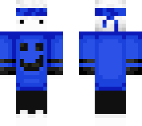 blue halloween sweat skin