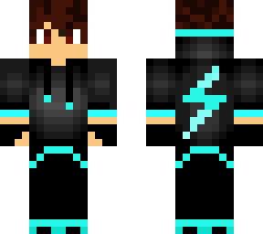 blue lightning man