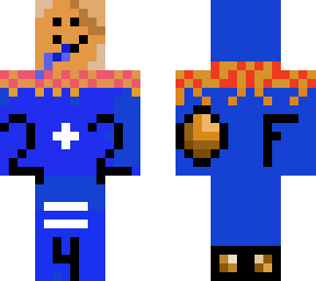 blue man