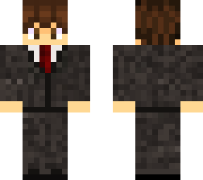 boy with brown hair in a suit (request)