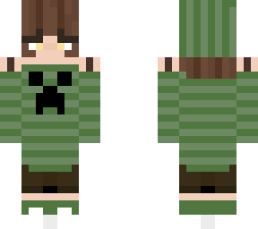 cute creeper girl skin version 2