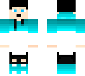 cyan hoddie boy