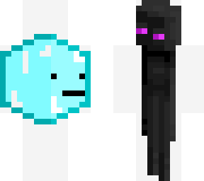 enderman finds weird diamond block