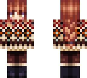 ikat winter sweater