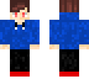 improved blue hoodie red eyes