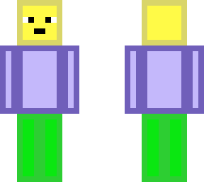 minecraft noob roblox version noob (slim)