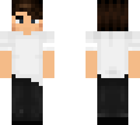 my skin with shorter hair and t-shirt