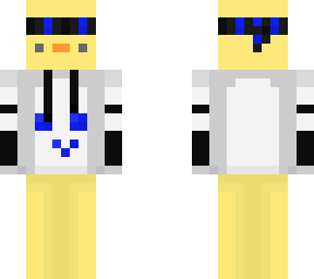 ninja duck (blue, white and black)