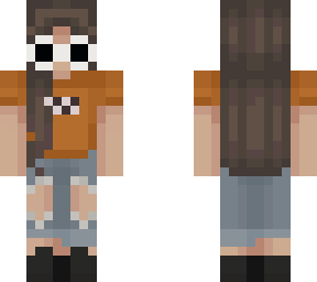 orange shirt girl