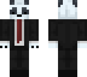 panda in suit