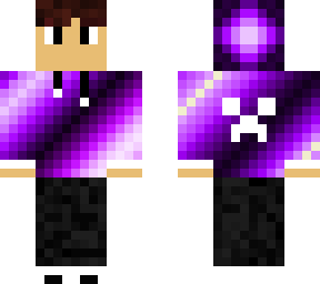 purple hoodie (faded) (with hood on)