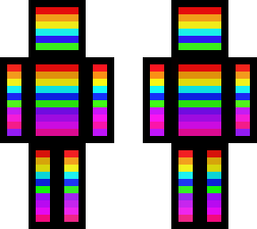 rainbow skin