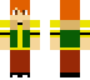 red haired boy skin
