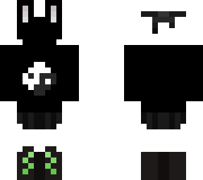 the black bunny ()._.()