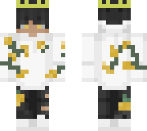 a boy with a crown