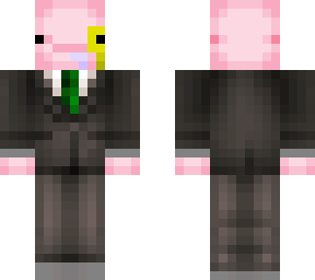 axolotl in a suit