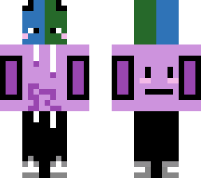 blue and green