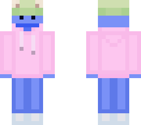 bluer with froggy hat