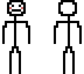 blushing stickman