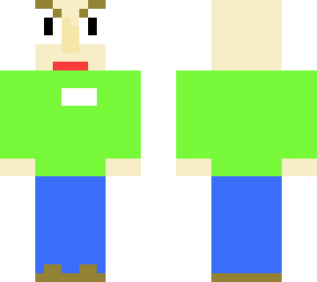 cartoon baldi_angry