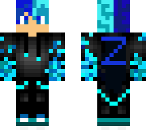 cool blue gamer boy