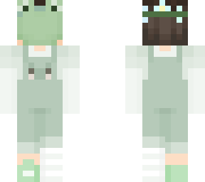 frog boy w/ frog mask and flower crown