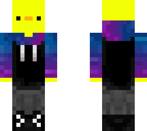 galaxy hoodie duck