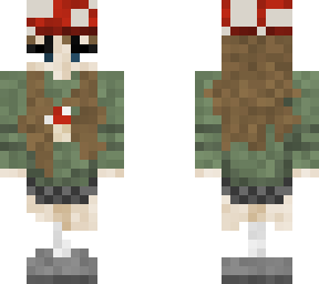 girl with mushroom hat